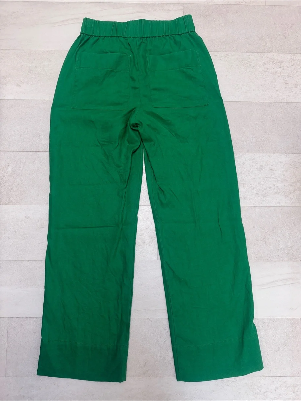 Everlane Linen Easy Pant — Grass Green